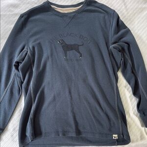 The Black Dog Blue Crewneck Sweater
